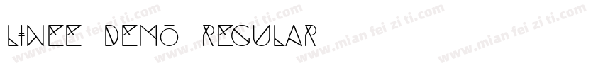Linee-DEMO Regular字体转换